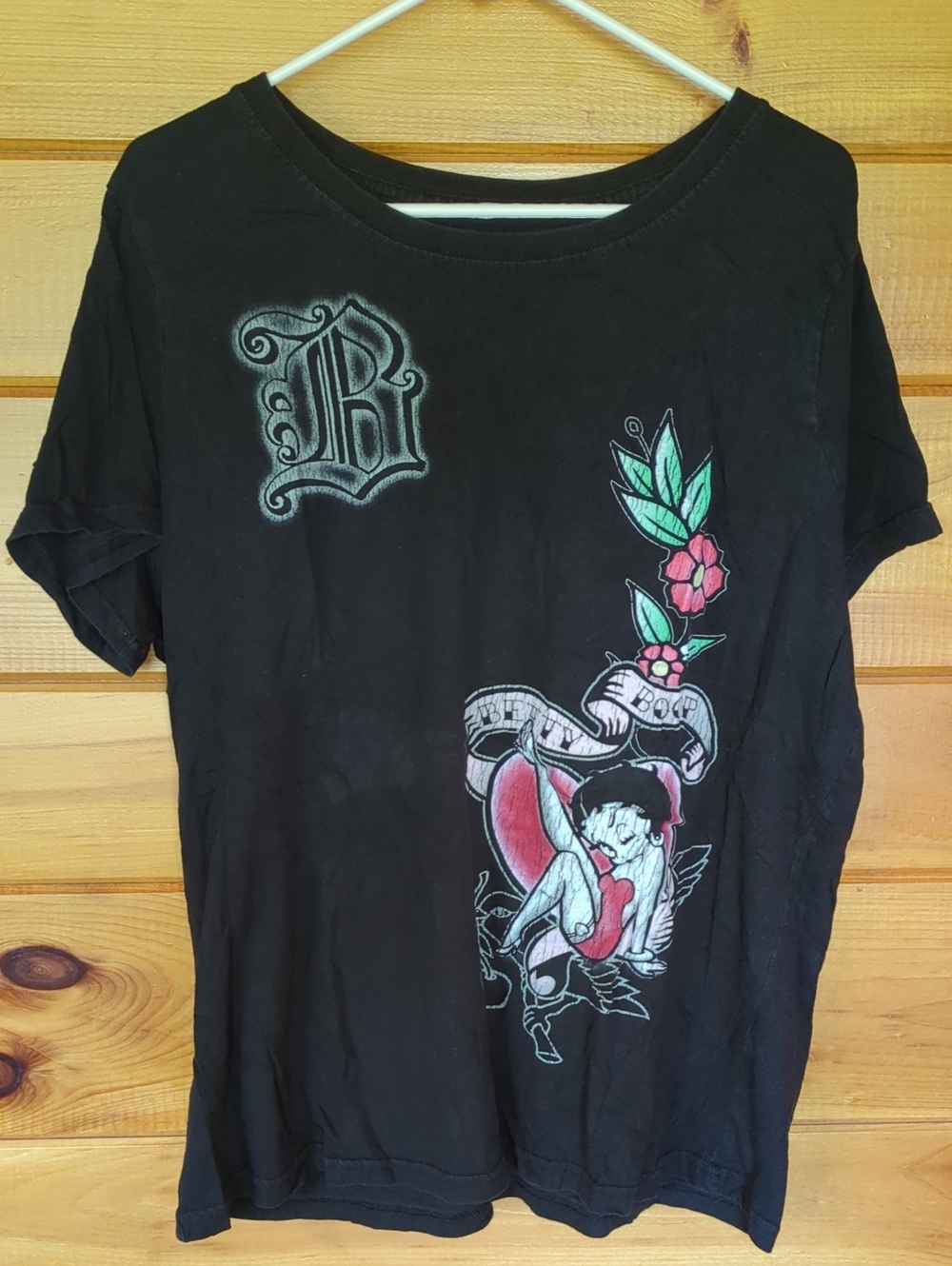 Betty Boop Black Graphic Tee